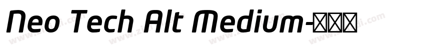 Neo Tech Alt Medium字体转换